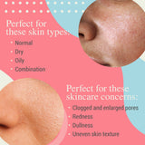 Perfect for the MORE AWESOME PORESOME beauty and make-up skin types infographic.