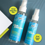 Two Stink Positive Cooling Body Sprays by Snoe Beauty for all-over odor control.