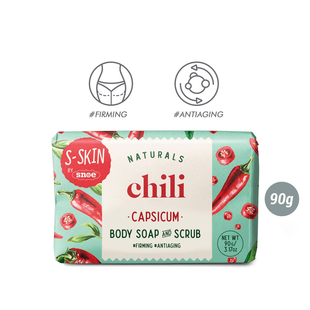 S-SKIN Naturals CHILI: Capsicum body soap is a beauty product perfect for haircare.