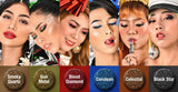 A collage of women showcasing their diverse BLING BLING Glitter Liquid Eyeshadow in SMOKY QUARTZ styles.