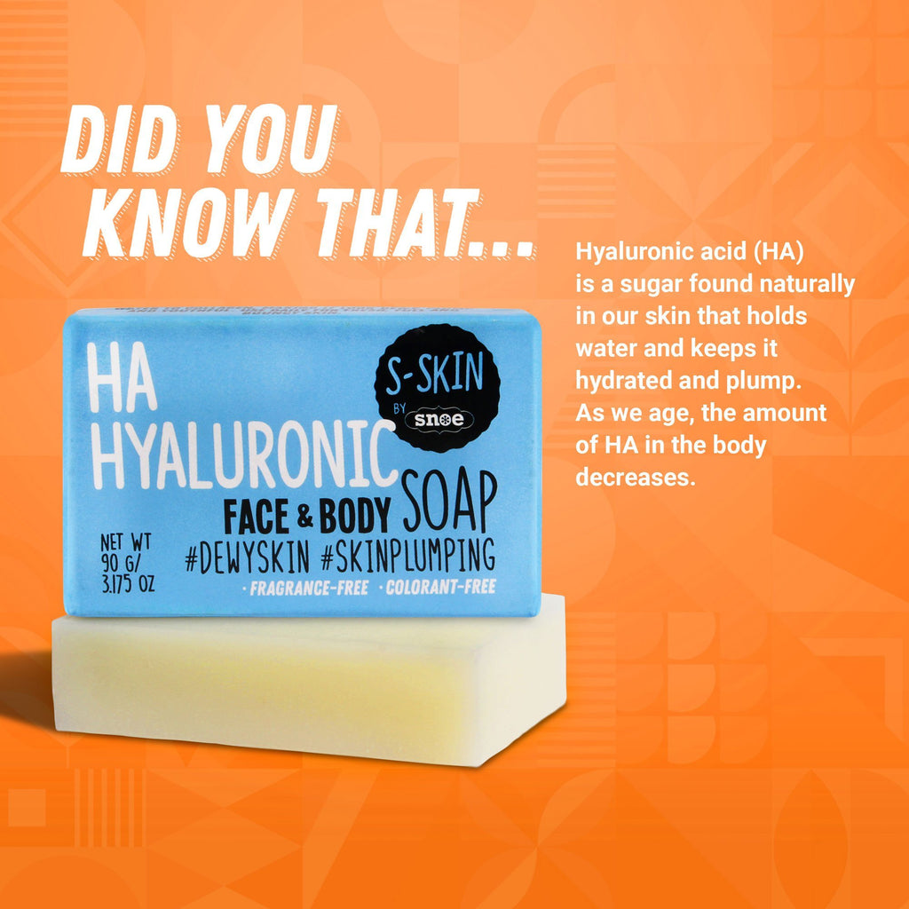Soap - HA Hyaluronic Face and Body Soap #dewyskin #skinplumping