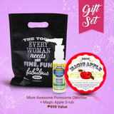 - Holiday Glow Gift Set More Awesome Poresome Cleanser + Magic Apple S-rub