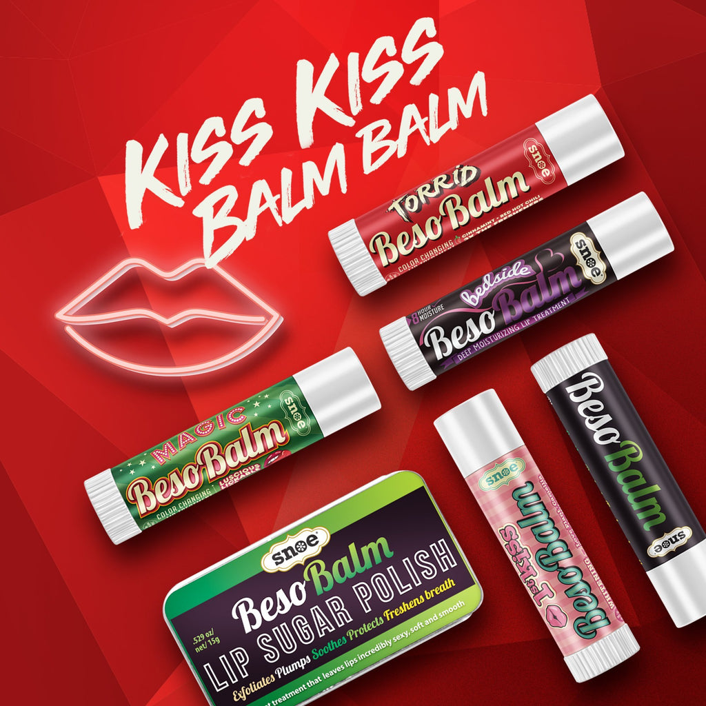 BESOBALM's Magic Color Changing Lip Treatment Lip Balm in TUTTI FRUTTI, a beauty essential for skincare and make-up.
