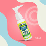 A Snoe Beauty More Awesome Pore Minimizing Power Cleanser on a pink background.