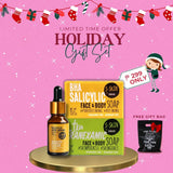 Skin Care - Salicylic Serum + Salicylic Soap + Tranexamic Christmas Gift Set