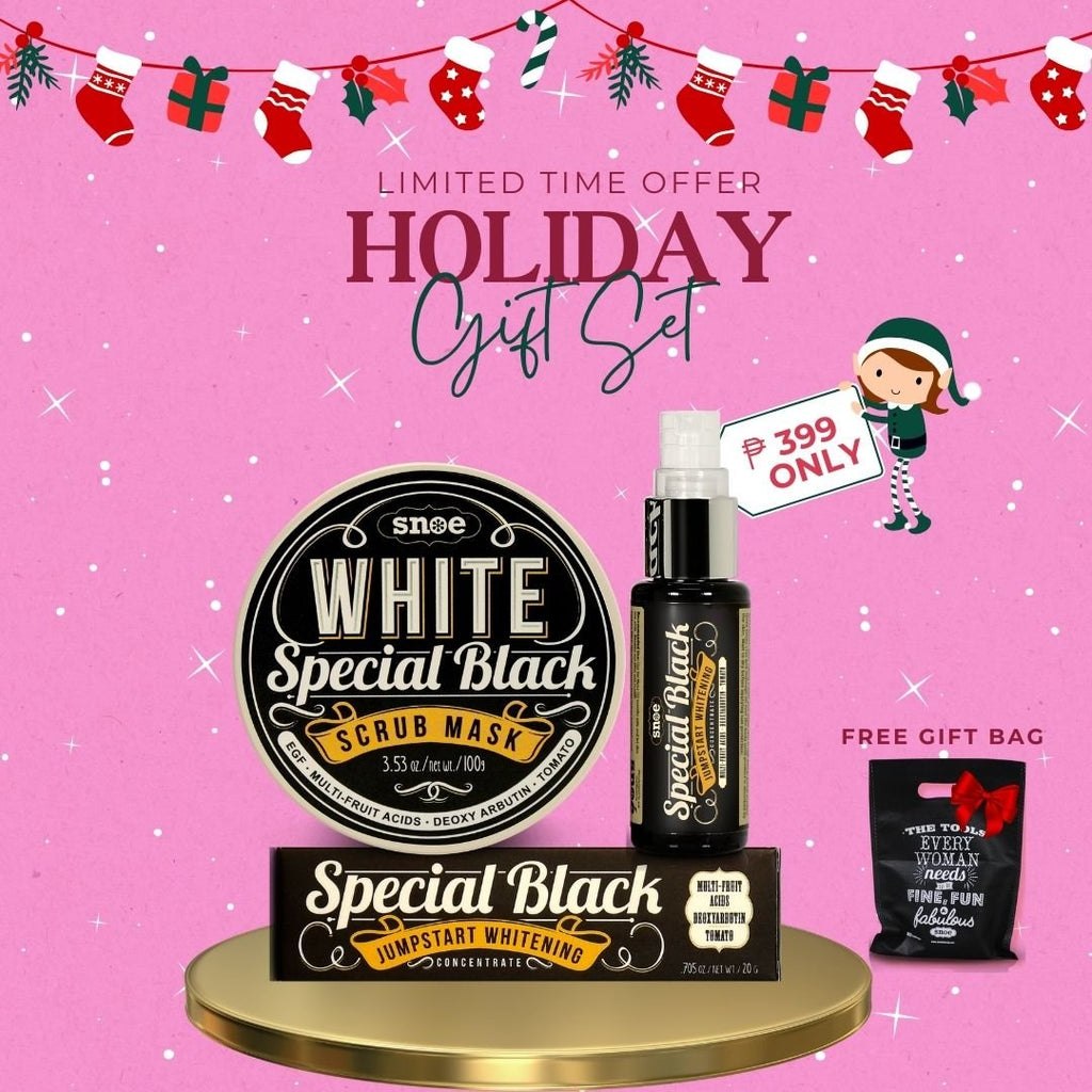 Skin Care - Special Black Jumpstart & Scrub Mask Gift Christmas Gift Set